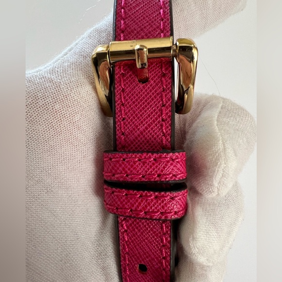 Michael Kors magenta pink stud crossbody bag - Picture 13 of 14